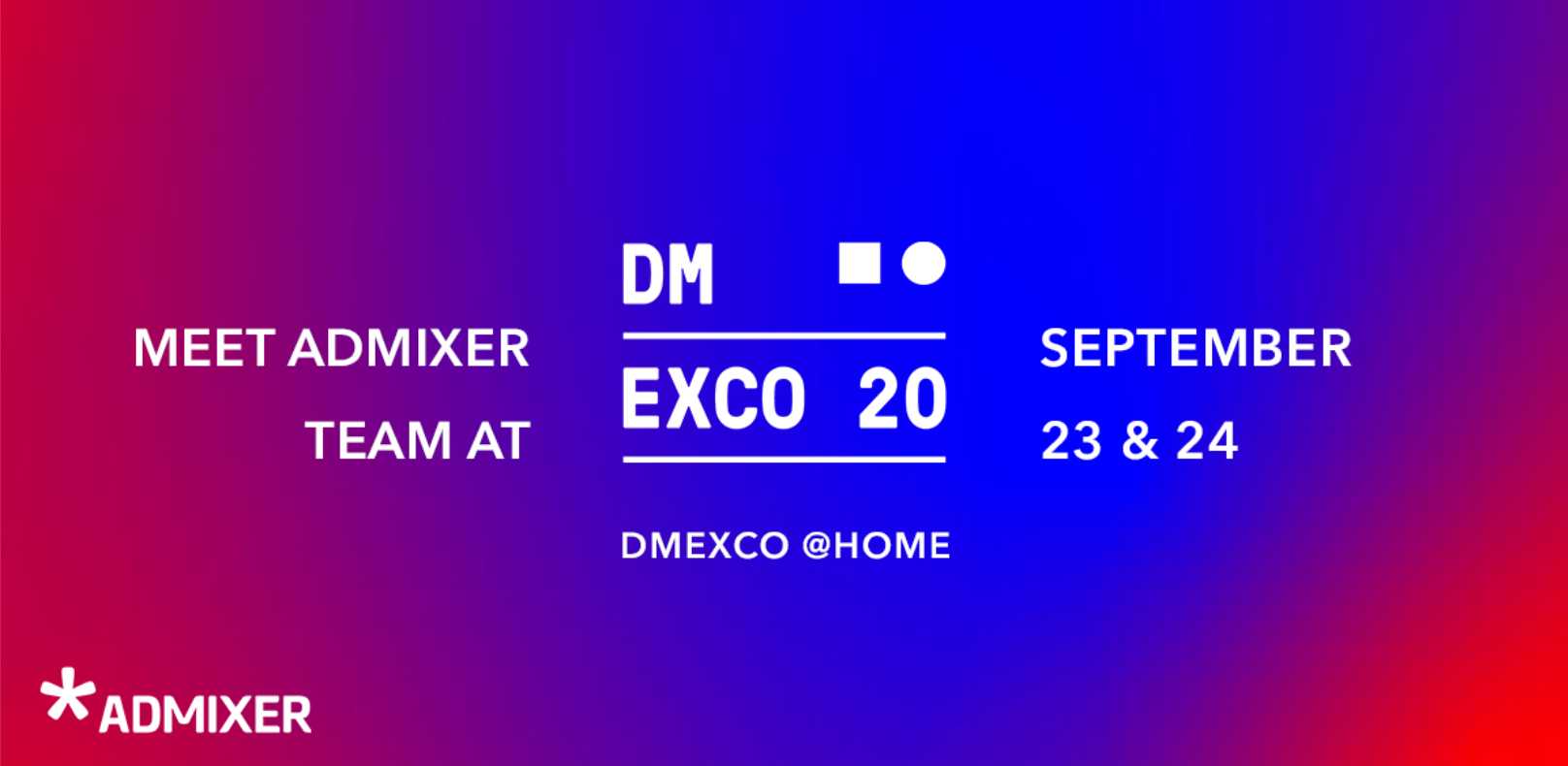 Admixer at DMEXCO @home 2020