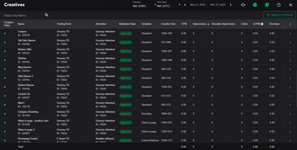 Choose creative from the library