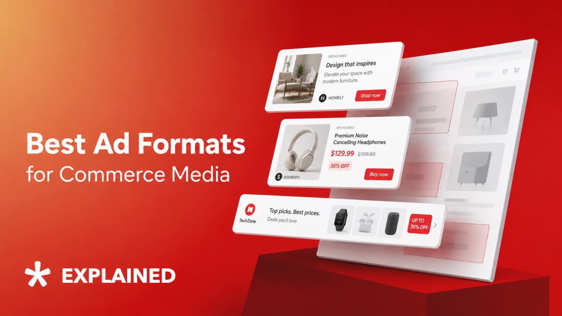 Best ad formats for commerce media